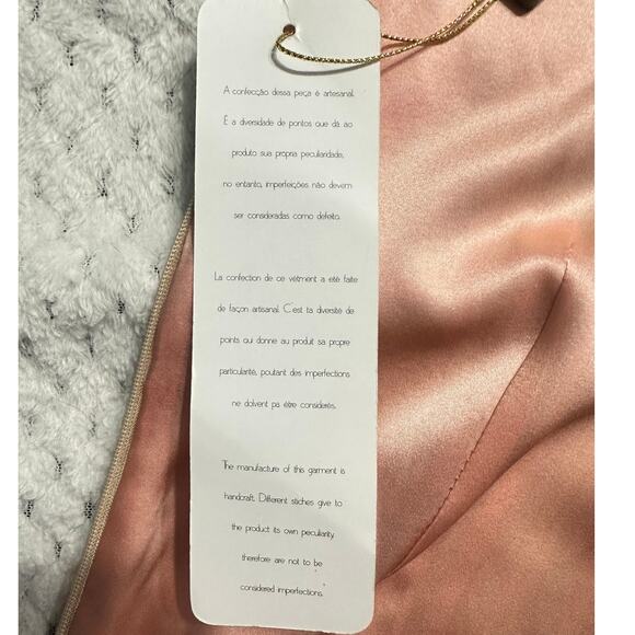 PatBo Fit and Flare Mini Dress 42/Med Multicolor Silk Blend Floral Striped NWT - Picture 6 of 13